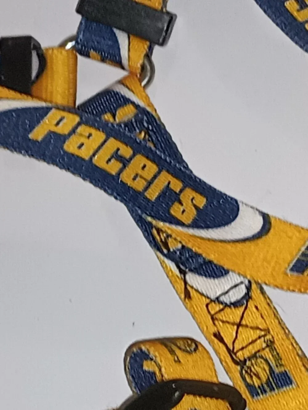 NEW Indiana Pacers NBA 3/4 Inch Adjustable Pet Harness Medium